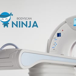 Ninja Body Scanner Medical Logo — przykładowe portfolio freelancera w kategorii Loga