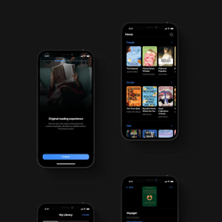 Readly — przykładowe portfolio freelancera w kategorii Projektowanie aplikacji mobilnych