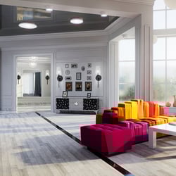 Минимализм в зале гостиной — example of a freelancer's portfolio in the category Interior design