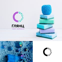 Ґлянц — example of a freelancer's portfolio in the category Logo design