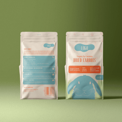 Food packaging for animals — example of a freelancer's portfolio in the category Package design