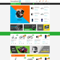 Інтернет-магазин TechnoMart24 (Shop-Script 7) — приклад роботи портфоліо фрілансера в категорії Створення сайту під ключ