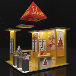 Sika — пример работы портфолио фрилансера в категории Дизайн выставочных стендов