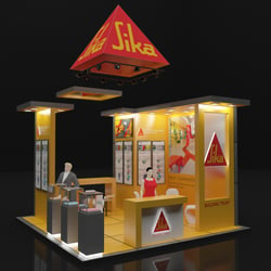 by Sika — example of a freelancer's portfolio in the category Exhibition booth design