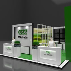 WeTrade - Expostand — example of a freelancer's portfolio in the category Exhibition booth design