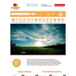Верстка интернет-магазина — przykładowe portfolio freelancera w kategorii Układ HTML i CSS