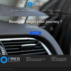 Сайт визитка — example of a freelancer's portfolio in the category Website development
