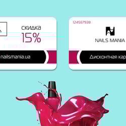 «Nails Mania» — przykładowe portfolio freelancera w kategorii Styl korporacyjny