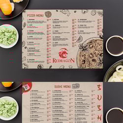 REDRAGON Menu — example of a freelancer's portfolio in the category 