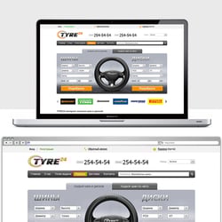 tyre_24 — пример работы портфолио фрилансера в категории Дизайн сайтов