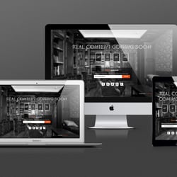Coming soon page #02 — przykładowe portfolio freelancera w kategorii Kompleksowe prace nad stroną internetową