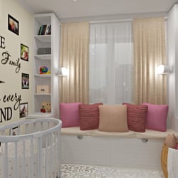 Children's Room Design for 2 Years — example of a freelancer's portfolio in the category Interior design