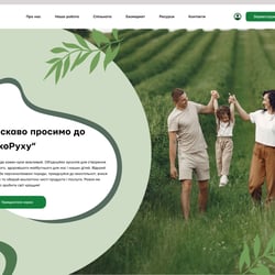Розробка сайту для організації сталого способу життя — приклад роботи портфоліо фрілансера в категорії Дизайн інтерфейсів (UI/UX)
