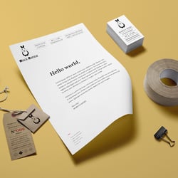 Black Bunny — example of a freelancer's portfolio in the category Business card design