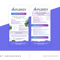 Еврофлаер — przykładowe portfolio freelancera w kategorii Projektowanie dla poligrafii