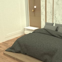 Bedroom — example of a freelancer's portfolio in the category 3D Modeling