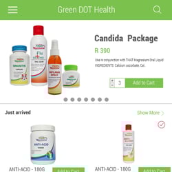 GreenDOTHealth — пример работы портфолио фрилансера в категории Дизайн интерфейсов