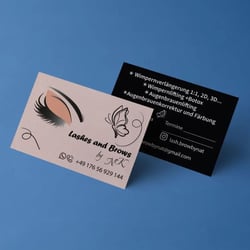 Візитки для салону краси — приклад роботи портфоліо фрілансера в категорії Поліграфічний дизайн