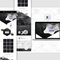 Landing page — przykładowe portfolio freelancera w kategorii Projektowanie stron internetowych