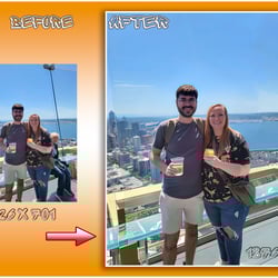 View the unnecessary object on the photo. — example of a freelancer's portfolio in the category Photo Processing