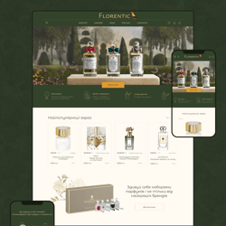E-commerce of the store for niche and luxury perfumery — приклад роботи портфоліо фрілансера в категорії Дизайн інтерфейсів (UI/UX)