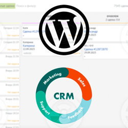 Интеграция сайта с CRM — example of a freelancer's portfolio in the category Web programming