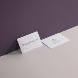 visiting card_cake — пример работы портфолио фрилансера в категории Дизайн визиток