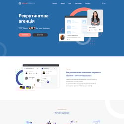 Recruitment Agency — example of a freelancer's portfolio in the category Website Development