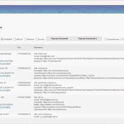 Data collection system with 2 gits (parser) — example of a freelancer's portfolio in the category Web programming