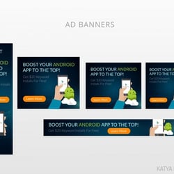 Ads of banners — example of a freelancer's portfolio in the category Banners