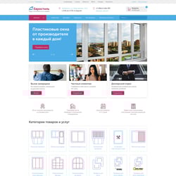 Eurostyl, window — example of a freelancer's portfolio in the category HTML & CSS