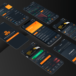 KYC Exchange — приклад роботи портфоліо фрілансера в категорії Дизайн мобільних додатків