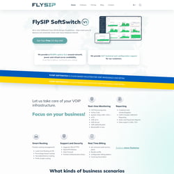 FlySip — przykładowe portfolio freelancera w kategorii Kompleksowe prace nad stroną internetową