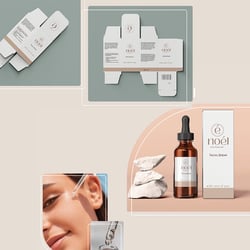 NOÉL Branding & Packaging Design for the Cosmetic — example of a freelancer's portfolio in the category Packaging and label design