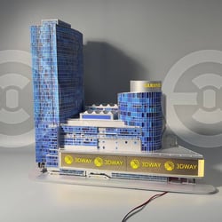 Торговий центр Гулівер — приклад роботи портфоліо фрілансера в категорії 3D моделювання та візуалізація