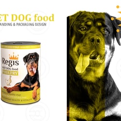 Packaging packaging for dogs. the visualization. and branding. — example of a freelancer's portfolio in the category Package design