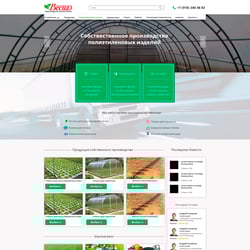 Polyethylene Products — example of a freelancer's portfolio in the category Web Design