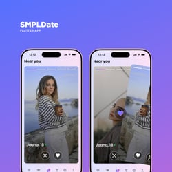 SMPLDate - Приложение для знакомств — пример работы портфолио фрилансера в категории Гибридные мобильные приложения