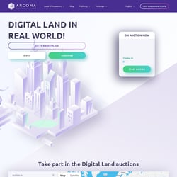 Дизайн/Верстка Arcona.io — пример работы портфолио фрилансера в категории Создание сайта под ключ