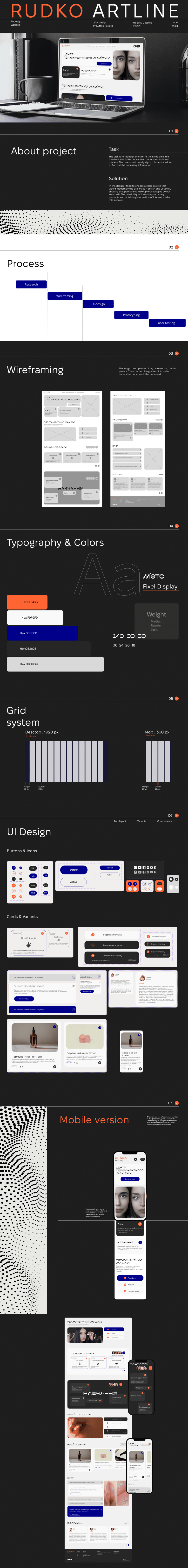 Rudko Artline – freelancer portfolio work