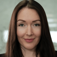 Freelancer Oleksandra L. — Ukraine, Kyiv. Core skill — Print Design, Banners