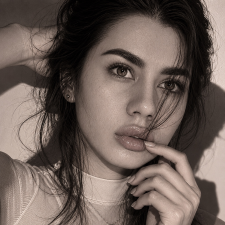 Freelancer Valentyna T. — Ukraine, Kyiv. Core skill — AI Art, Infographics