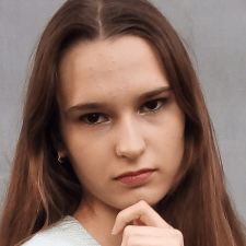 Freelancer Daria H. — Ukraine, Kyiv. Core skill — Business Card Design, Text Editing & Proofreading