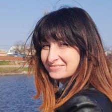 Freelancer Irina S. — Ukraina, Nikopol. Specjalizacja — Projektowanie dla poligrafii, Projektowanie wizytówek
