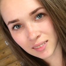 Freelancer Yekaterina T. — Ukraina, Zaporoże. Specjalizacja — Projektowanie interfejsów użytkownika (UI/UX), Wyszukiwanie i zbieranie informacji
