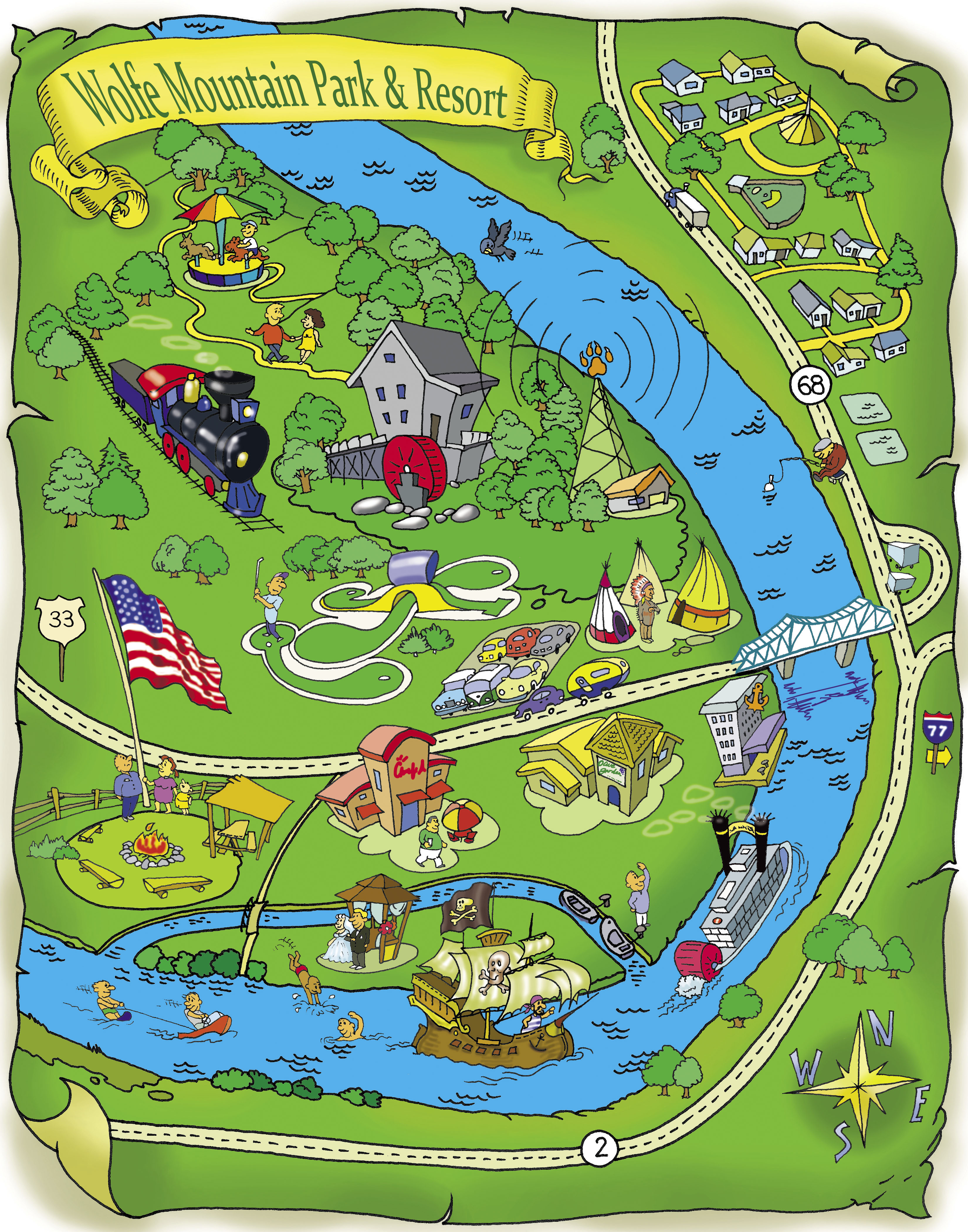 Cartoon map work from freelancer 39 s - CARTOON%20MAP 