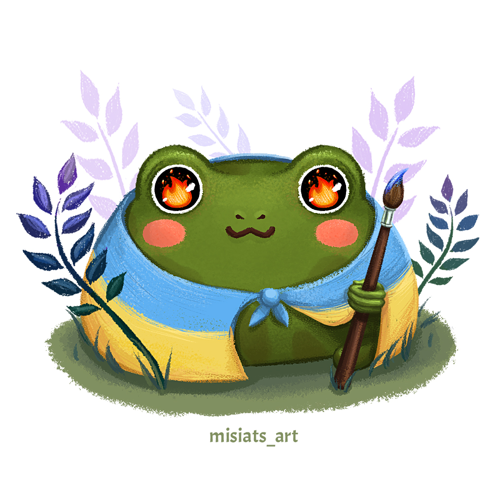 Ілюстрація жабка для душі – робота з портфоліо фрилансера Valeriia ...