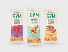 Дизайн упаковки кукурузных шариков