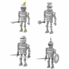Рыцари Low-Poly