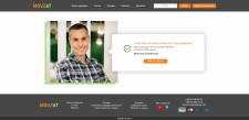 Страница благодарности Moveat